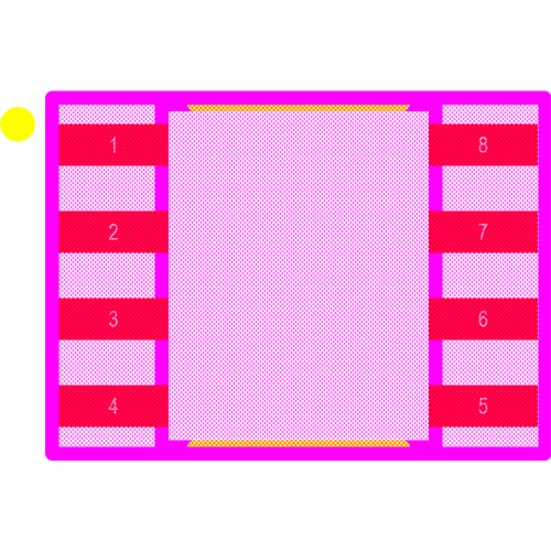 MP1482DS-LF-Z Footprint - Monolithic Power Systems