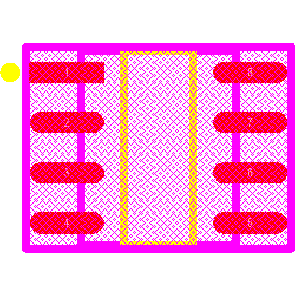 MP1482DS-LF-Z Footprint - Monolithic Power Systems
