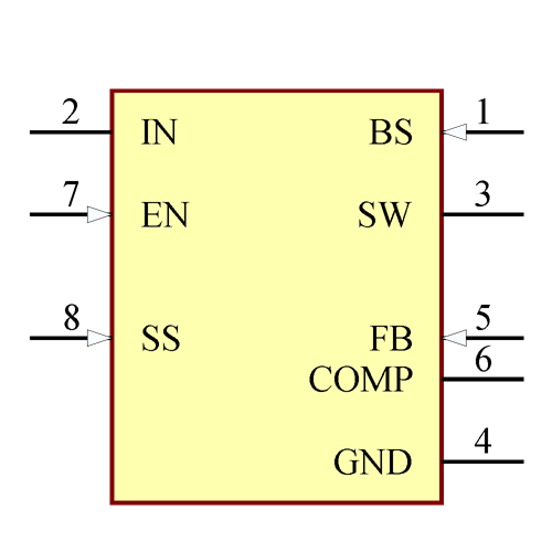 MP1482DS-LF-Z Symbol - Monolithic Power Systems