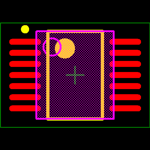 24LC512-I/ST14 Footprint - Microchip