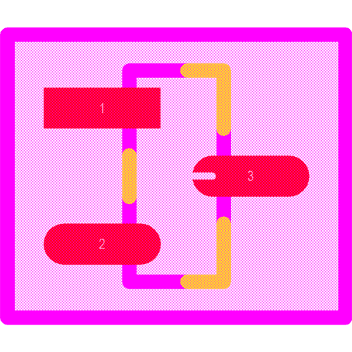 GSOT03C-E3-08 Footprint - Vishay