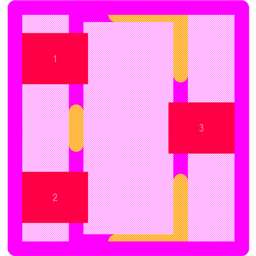GSOT03C-E3-08 Footprint - Vishay