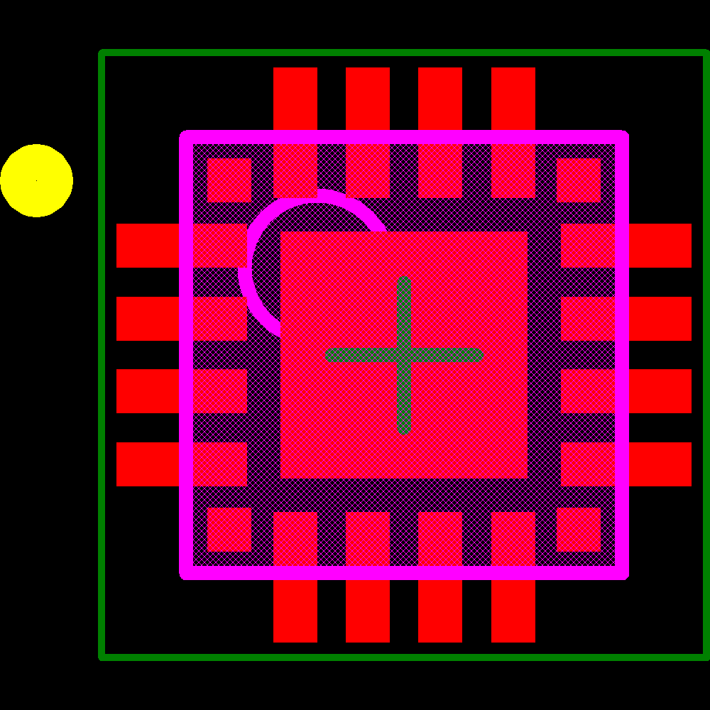 SI4455-B1A-FM Footprint - Silicon Lab