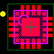 SI4455-B1A-FM Footprint - Silicon Lab
