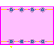 1825057-3 Footprint - TE Connectivity