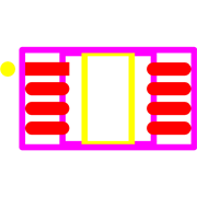 ADG722BRMZ-REEL7 Footprint - Analog Devices
