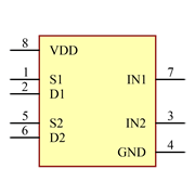 ADG722BRMZ-REEL7 Symbol - Analog Devices