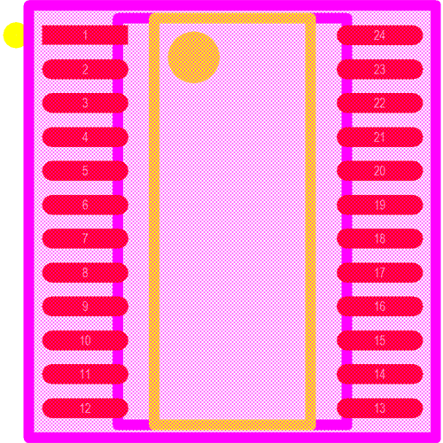 PCA9535PW,112 Footprint - NXP Semiconductors