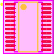 PCA9535PW,112 Footprint - NXP Semiconductors