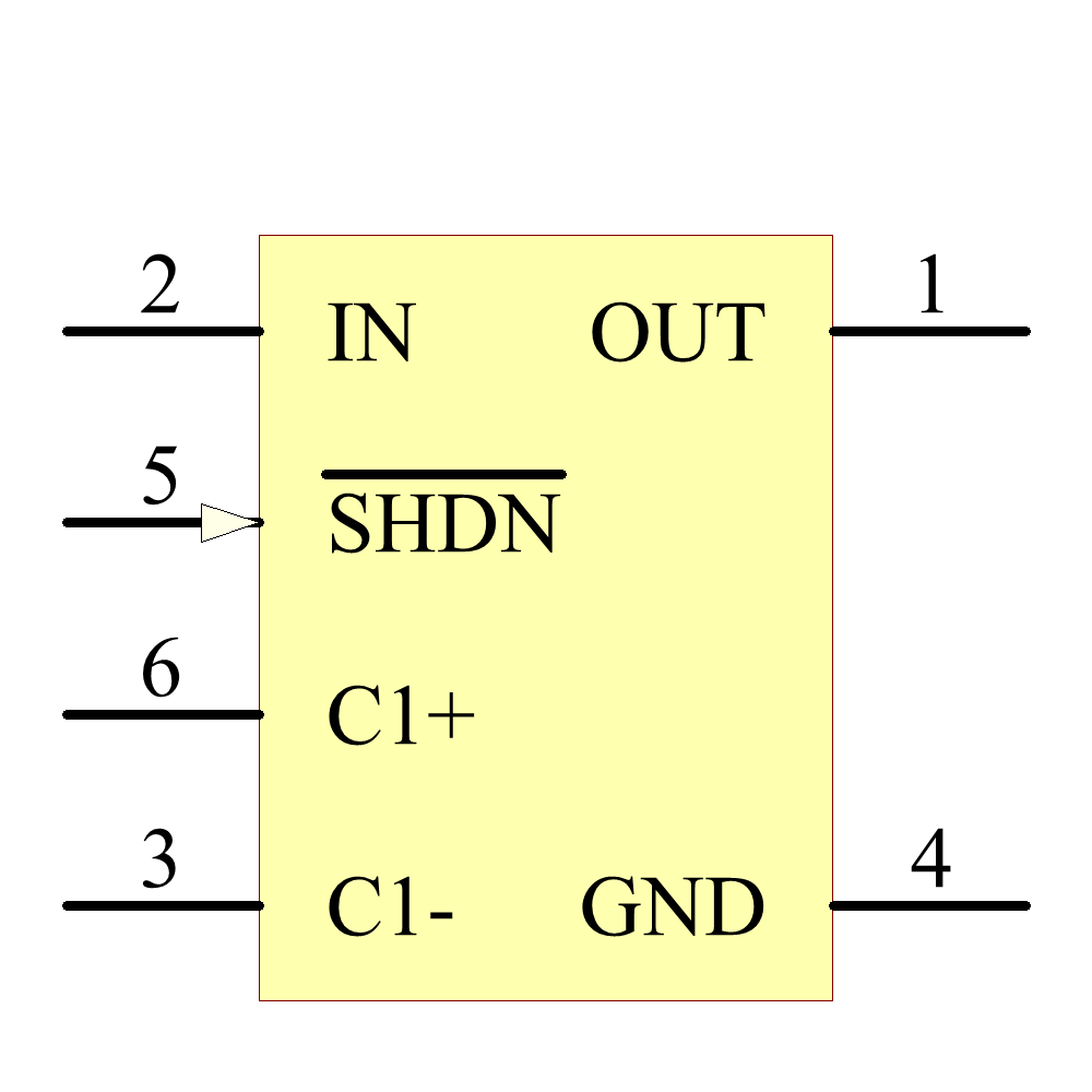 MAX1721EUT Symbol - Analog Devices