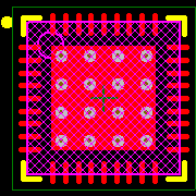 SI5317B-C-GM Footprint - Silicon Lab