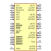 LTC4266IGW#PBF Symbol - Analog Devices