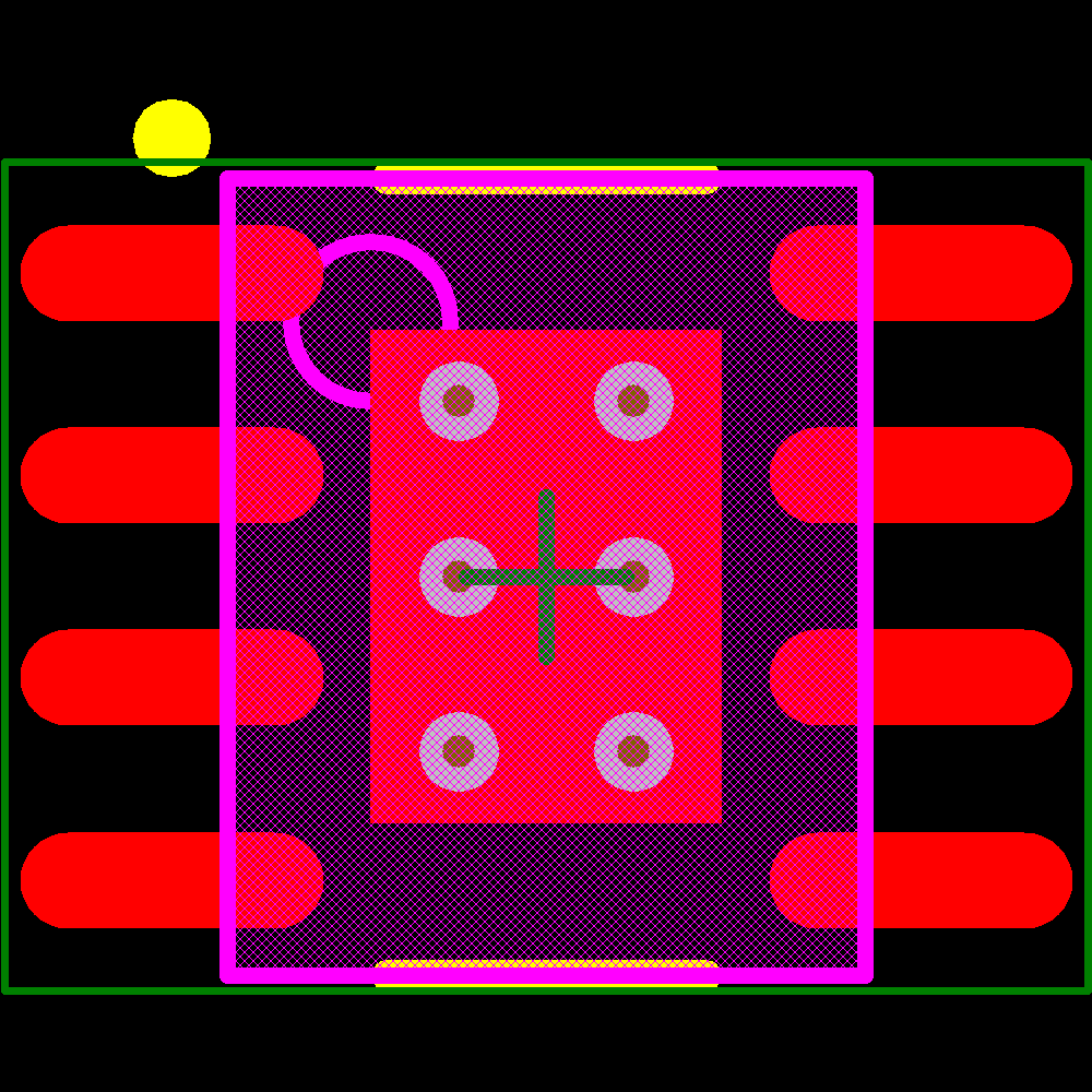 ADP1707ARDZ-1.5-R7 Footprint - Analog Devices