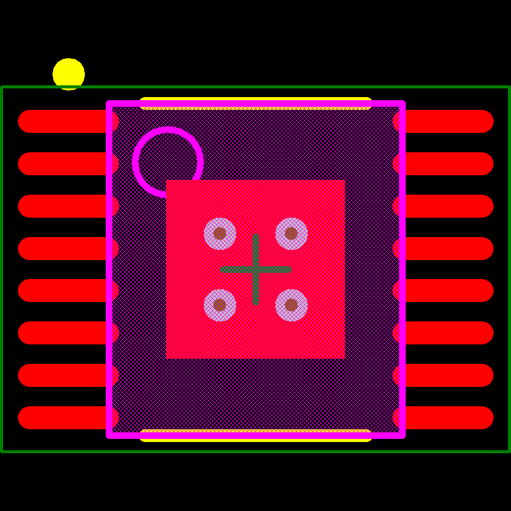 LT3474EFE-1#TRPBF Footprint - Analog Devices