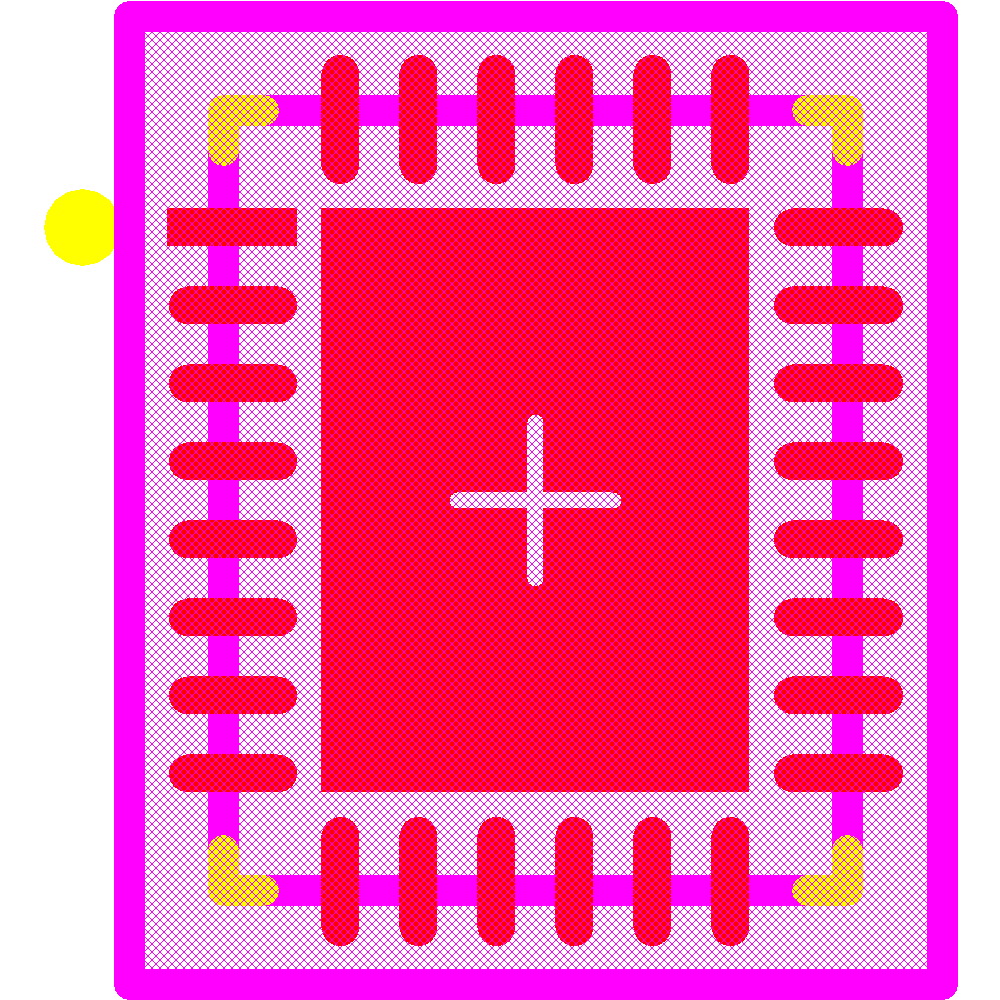 LT3922EUFD#PBF Footprint - Analog Devices