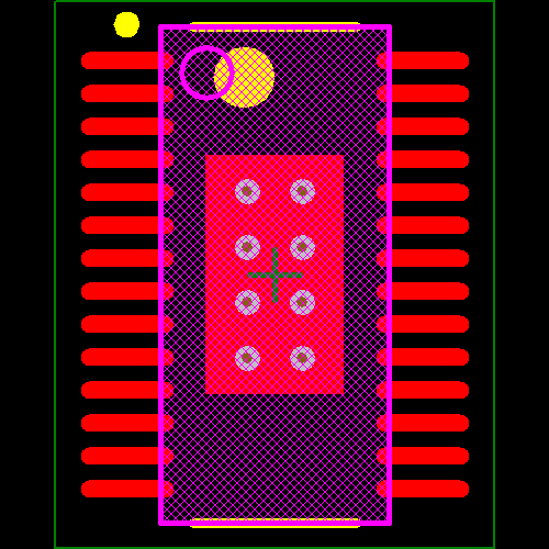 LT3743EFE#TRPBF Footprint - Analog Devices
