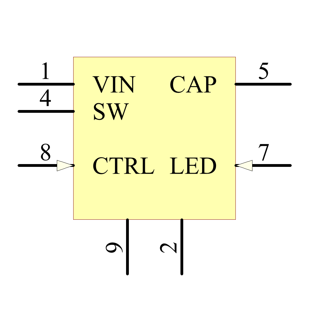 LT3591EDDB#TRPBF Symbol - Analog Devices