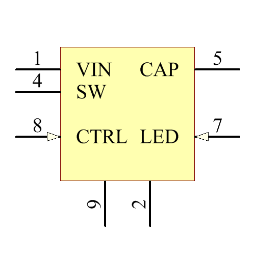 LT3591EDDB#TRPBF Symbol - Analog Devices