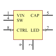 LT3591EDDB#TRPBF Symbol - Analog Devices