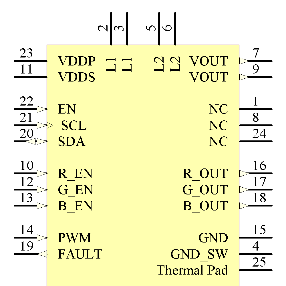LM3549SQ/NOPB Symbol - Texas Instruments