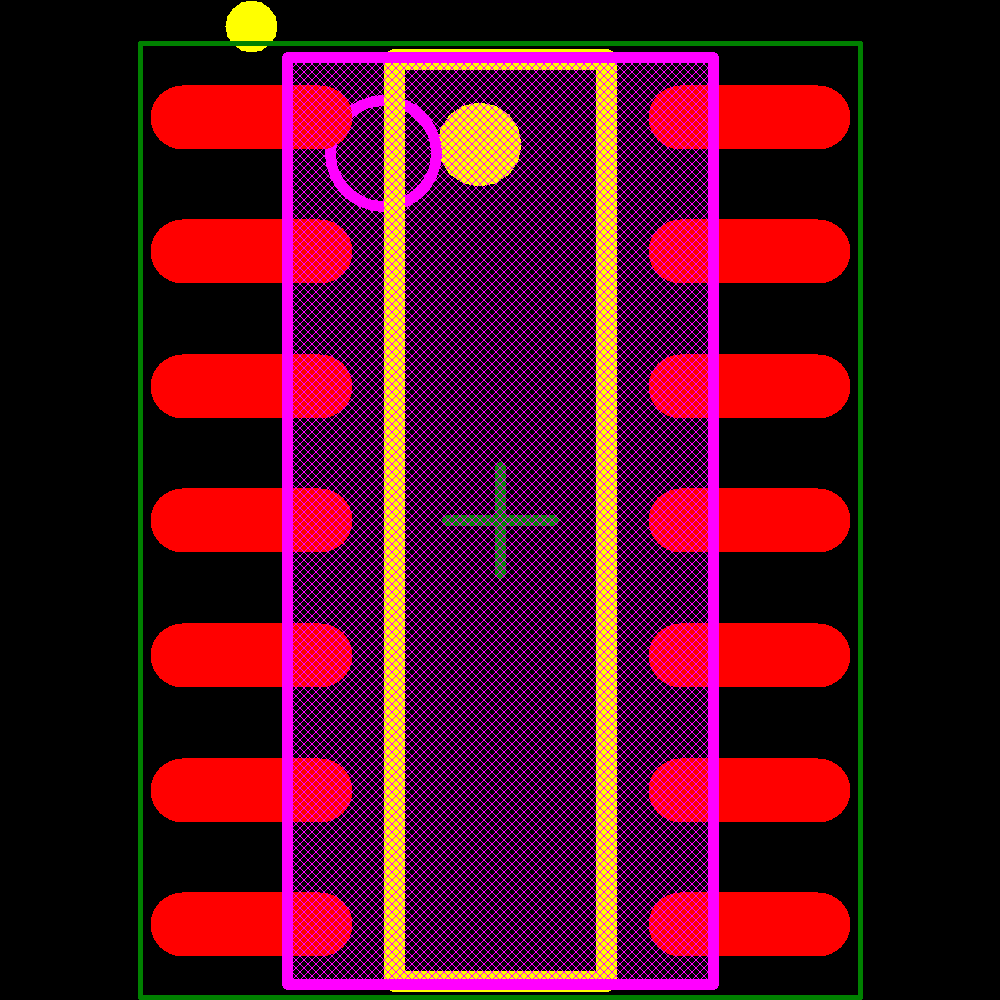 LM3445MX/NOPB Footprint - Texas Instruments