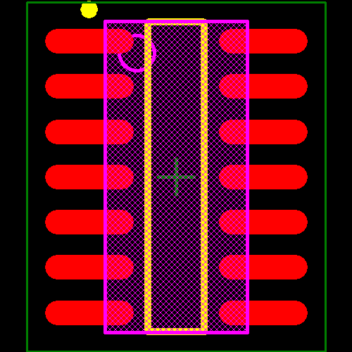 LM3445MX/NOPB Footprint - Texas Instruments