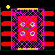 LM3402HVMRX/NOPB Footprint - Texas Instruments