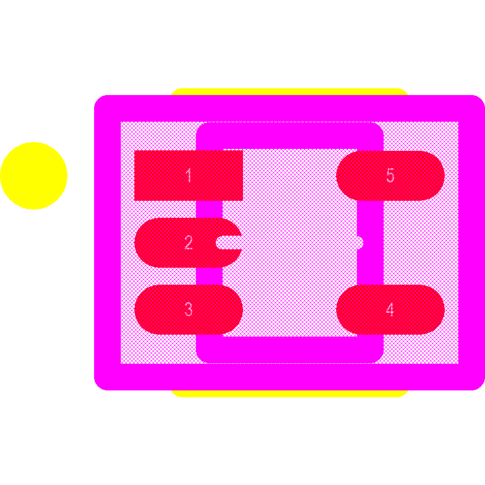 TPD2E2U06DRLR Footprint - Texas Instruments