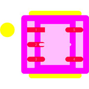 TPD2E2U06DRLR Footprint - Texas Instruments