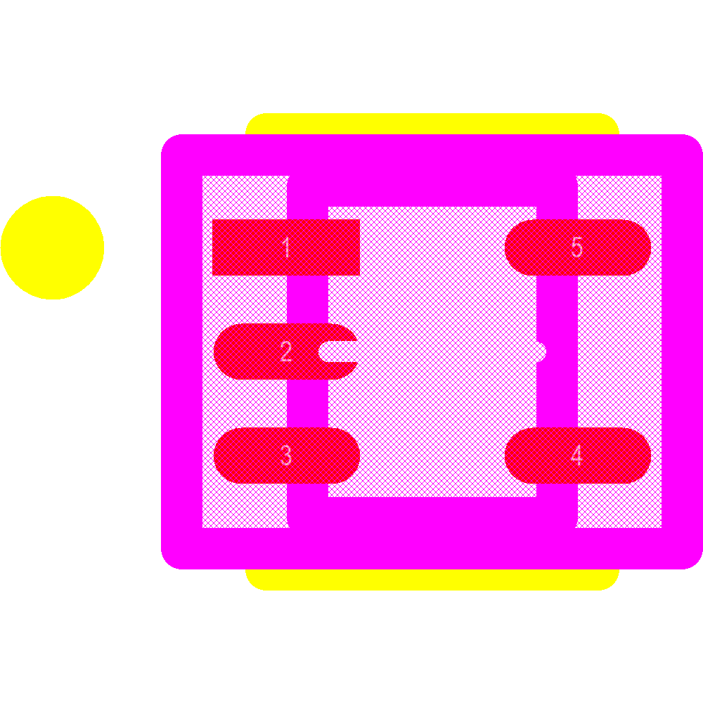 TPD2E2U06DRLR Footprint - Texas Instruments
