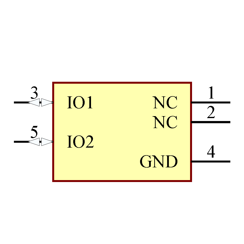 TPD2E2U06DRLR Symbol - Texas Instruments