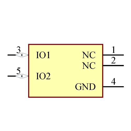 TPD2E2U06DRLR Symbol - Texas Instruments
