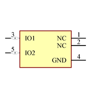 TPD2E2U06DRLR Symbol - Texas Instruments