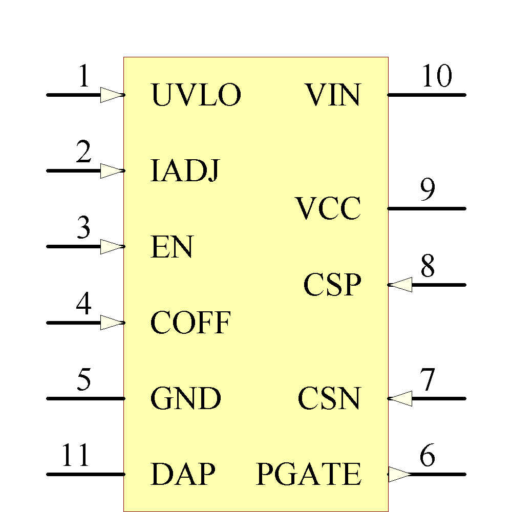 LM3409QHVMYX/NOPB Symbol - Texas Instruments