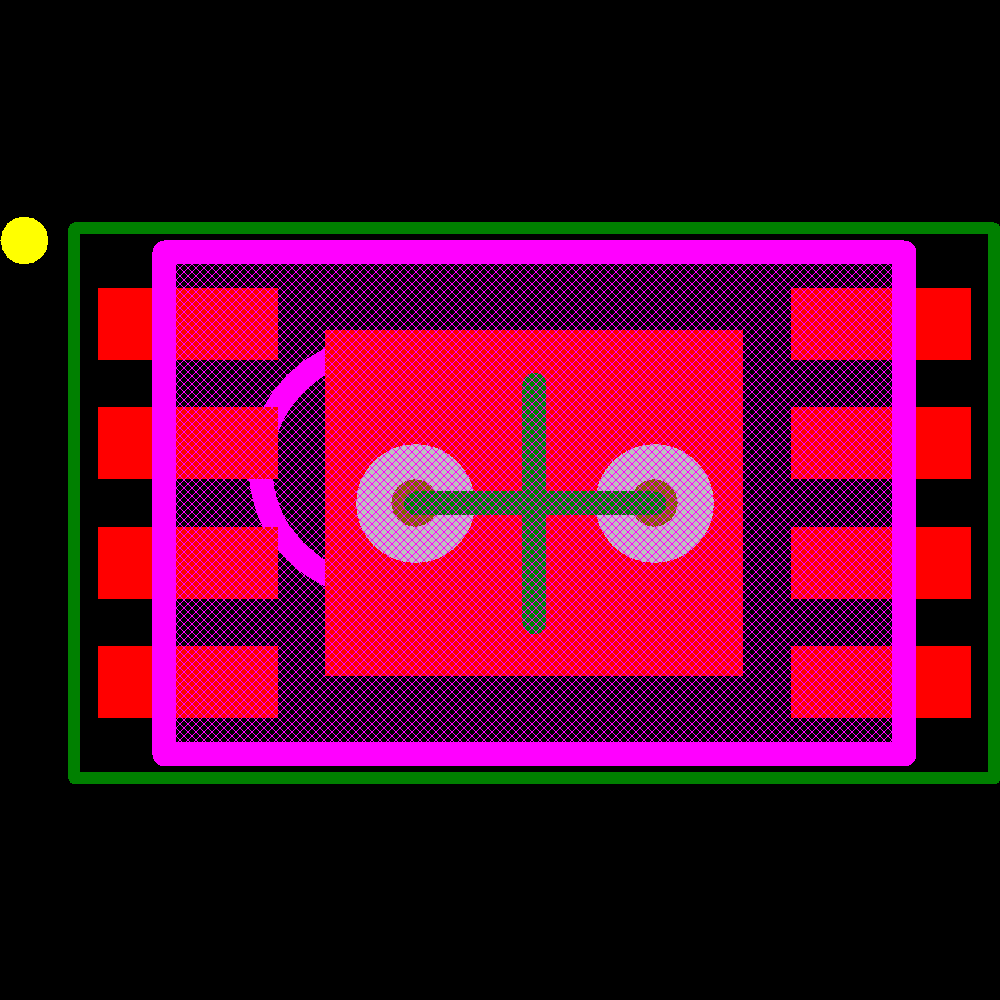 93C56CT-I/MC Footprint - Microchip