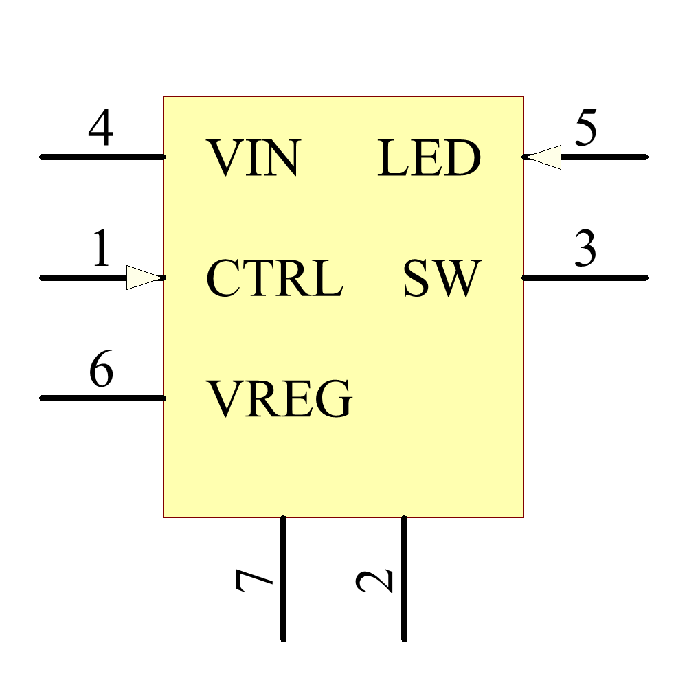 LT3590EDC#TRMPBF Symbol - Analog Devices