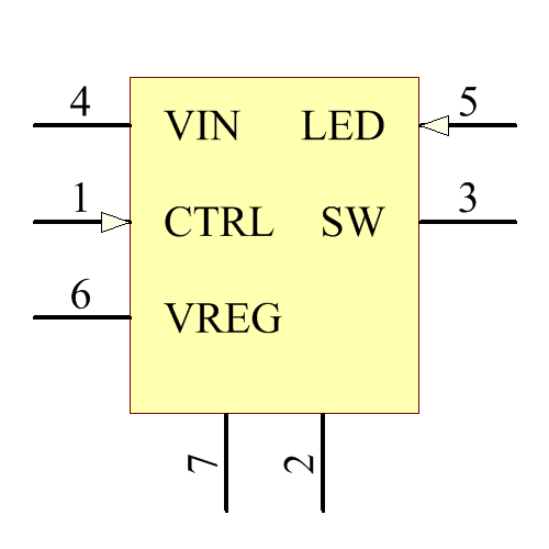 LT3590EDC#TRMPBF Symbol - Analog Devices