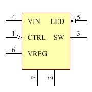 LT3590EDC#TRMPBF Symbol - Analog Devices