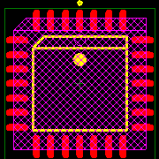 ADG407BPZ-RL Footprint - Analog Devices