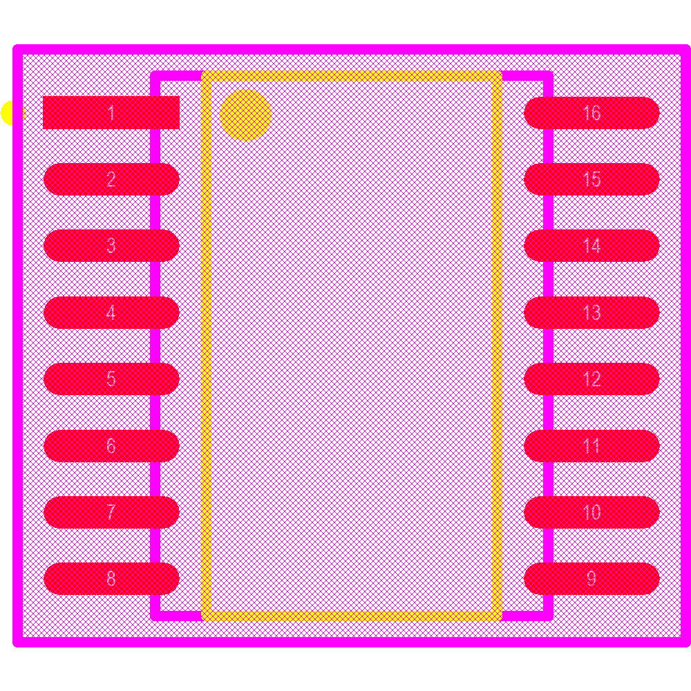 ADUM6132ARWZ Footprint - Analog Devices