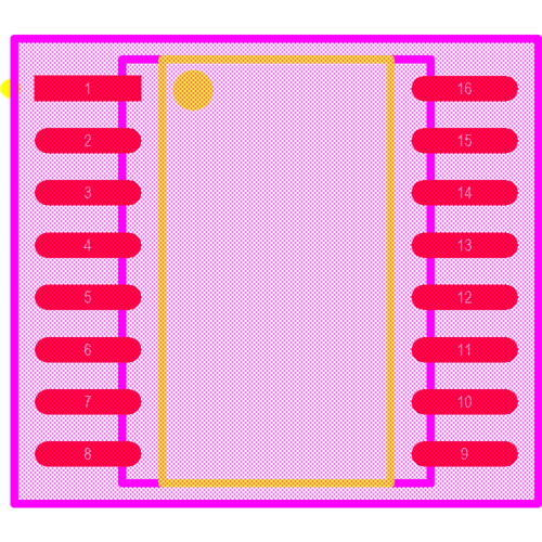 ADUM6132ARWZ Footprint - Analog Devices