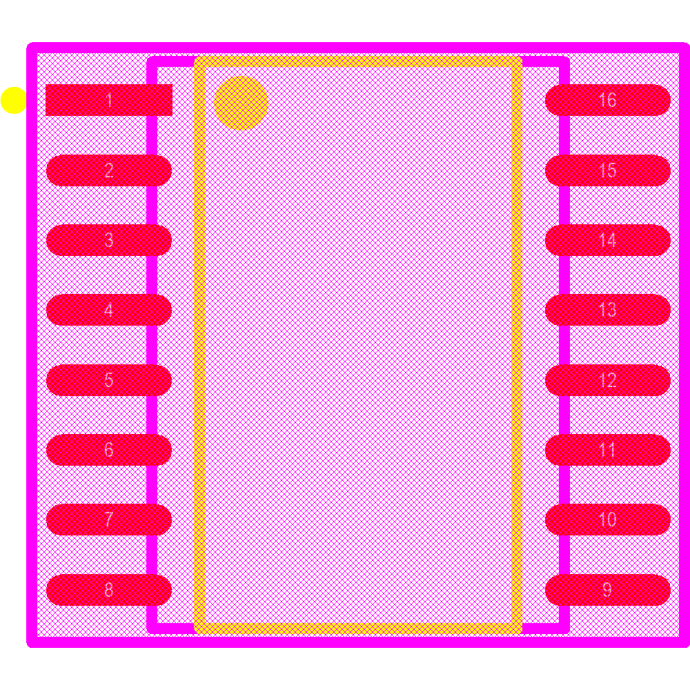 ADUM6132ARWZ Footprint - Analog Devices