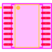 ADUM6132ARWZ Footprint - Analog Devices