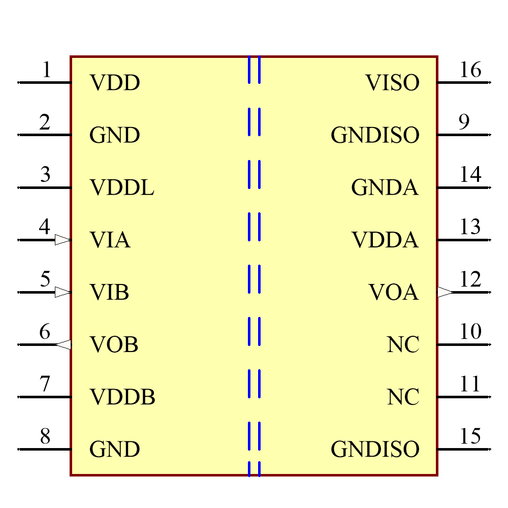 ADUM6132ARWZ Symbol - Analog Devices