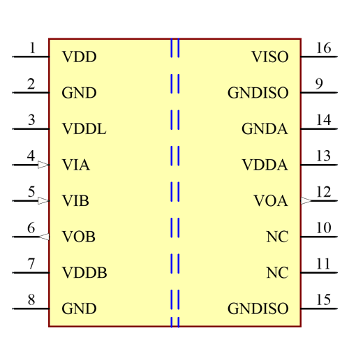 ADUM6132ARWZ Symbol - Analog Devices
