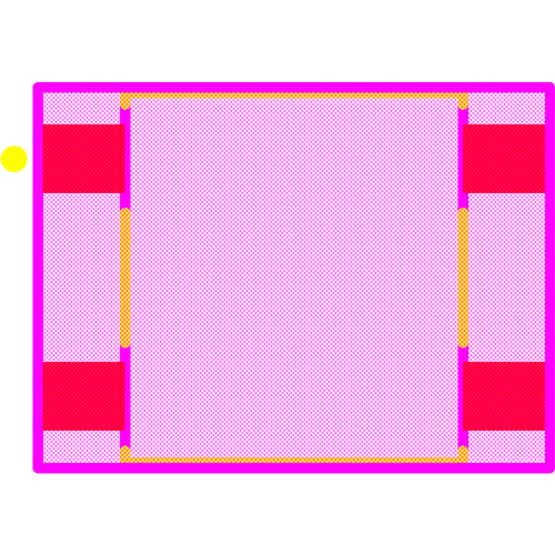 B3S-1000P Footprint - Omron