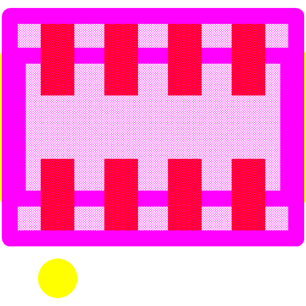 CAY16-101J4LF Footprint - Bourns