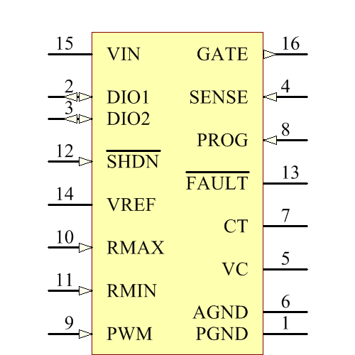 LT1768CGN#TR Symbol - Analog Devices / Linear Technology