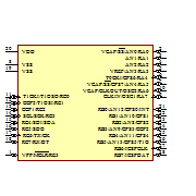 PIC16F726-I/SS Symbol - Microchip