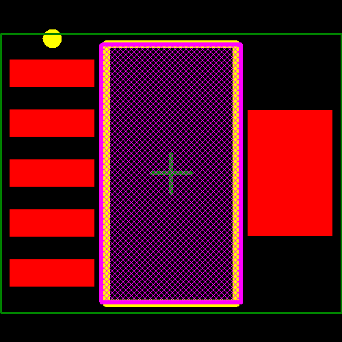 TPS72525DCQRG4 Footprint - Texas Instruments